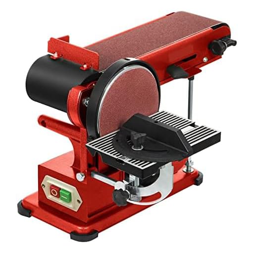 4x36 Inch and 6 Inch Disc 350W Benchtop Belt Disc Sander R594499