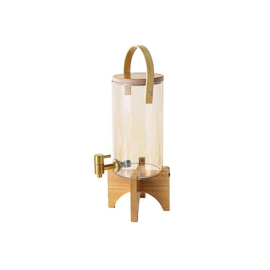 Glass Cold Water Pitcher with Faucet Large Capacity B184445