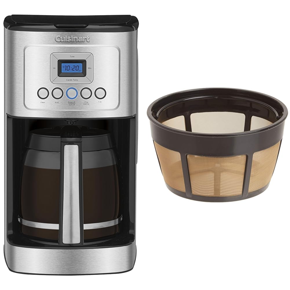 14-Cup Glass Carafe Stainless Steel Coffee Maker X341453