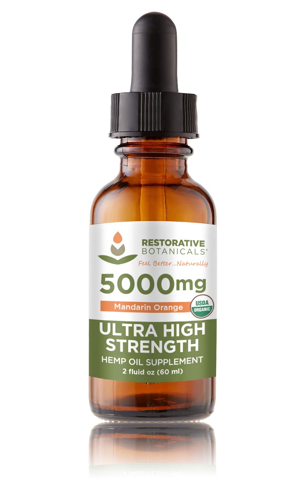 Hemp Oil Drops 5000 mg Mandarin Orange T94593