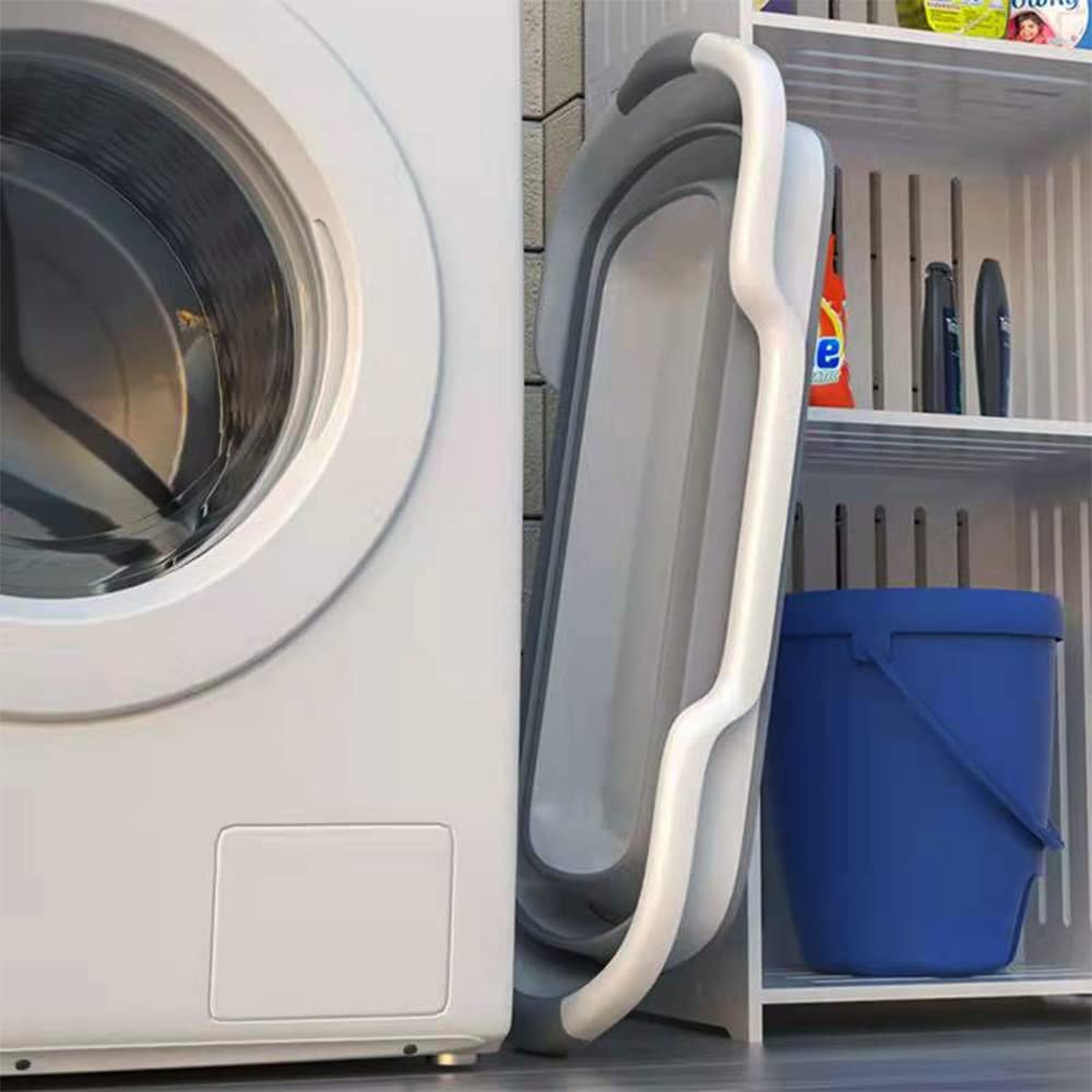 27L Collapsible Pet Bathtub with Drainage Hole E761330