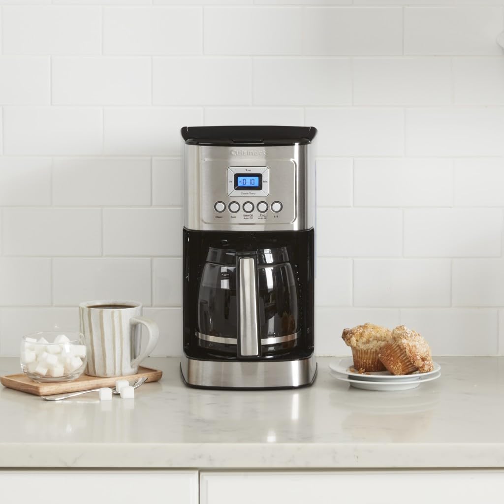 14-Cup Glass Carafe Stainless Steel Coffee Maker X341453