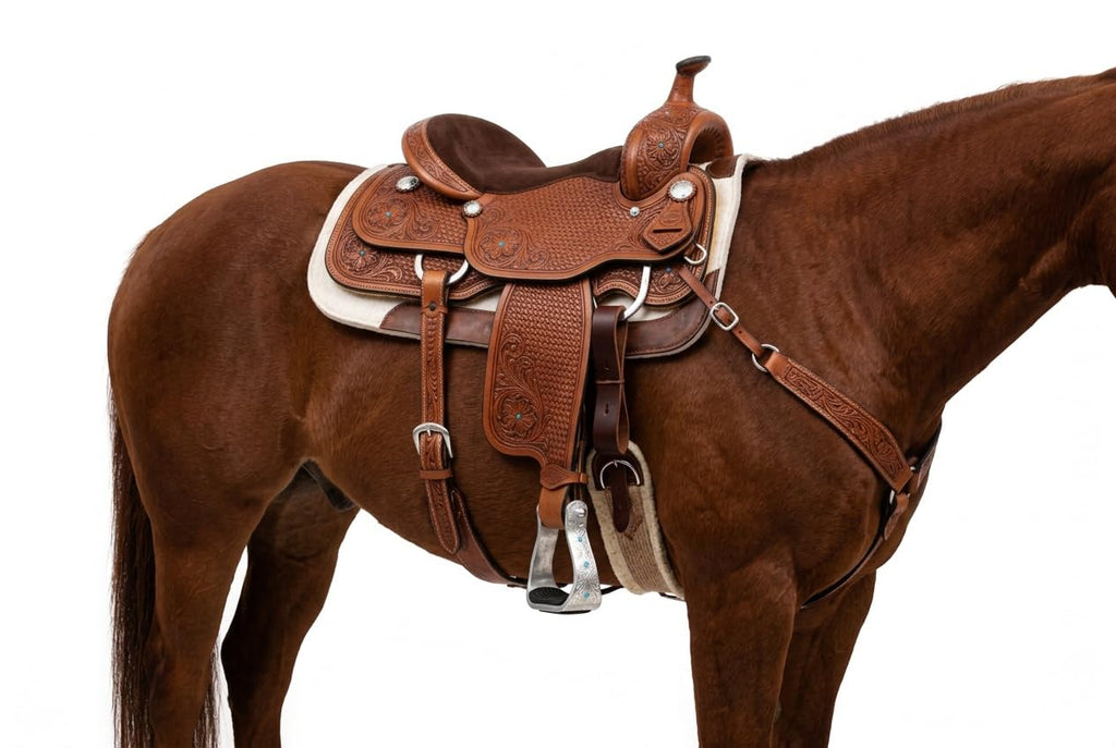Aluminium Barrel Racing Stirrups with Rhinestones N78274