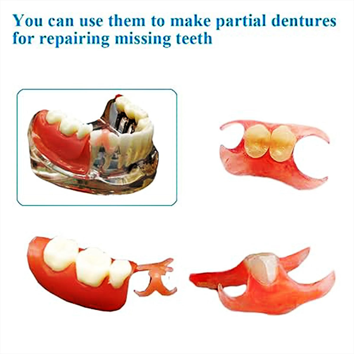 DIY Denture Making Kit with Tool Kit and Temporary Teeth C83762