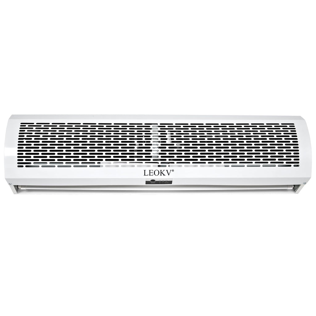 White 36 Inch 2 Speeds Remote Control Air Curtain D7649