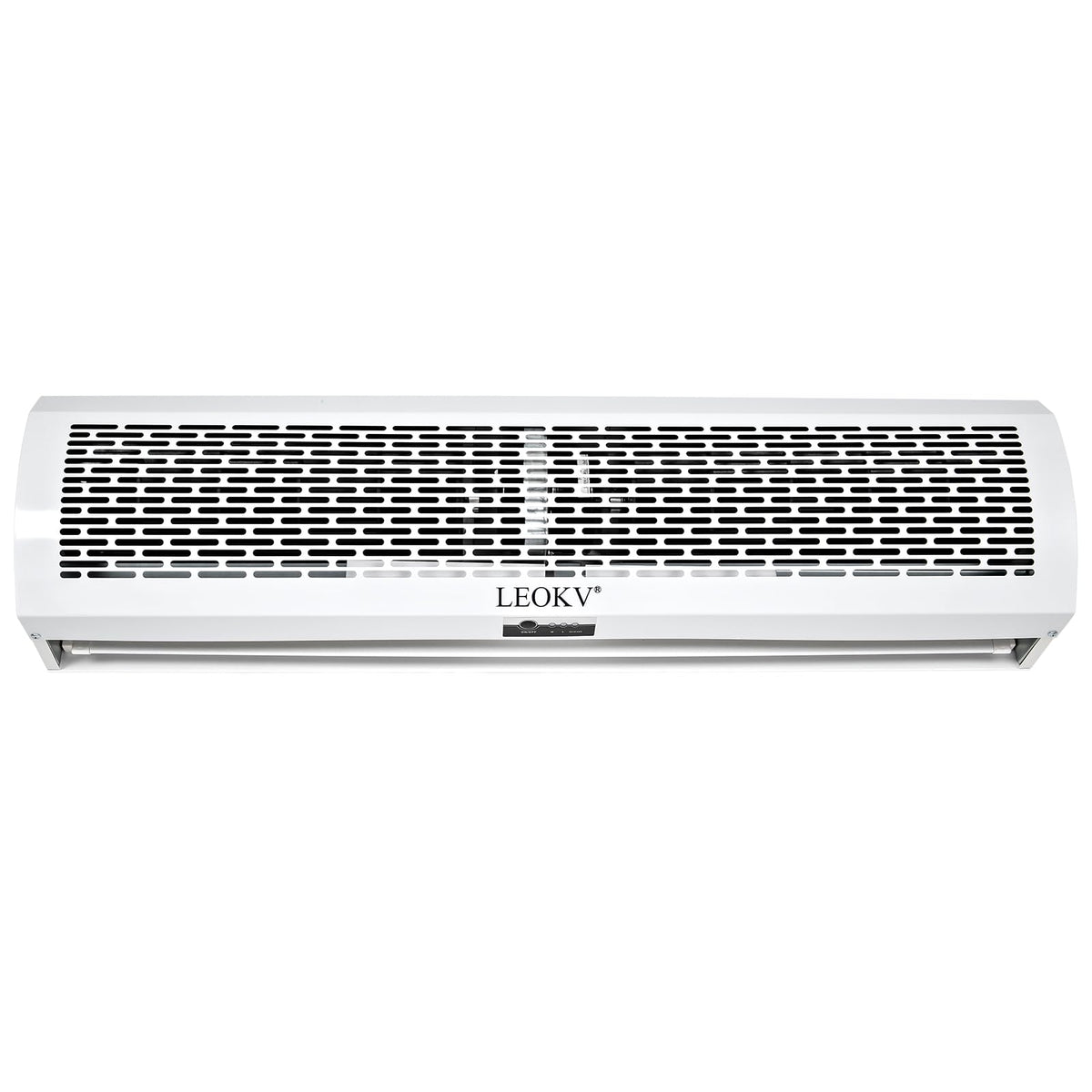 White 36 Inch 2 Speeds Remote Control Air Curtain D7649