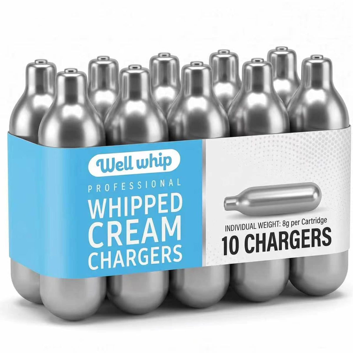 8g Whipped Cream Chargers 10-Pack T35670