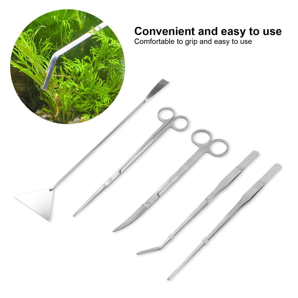 Steel Aquascaping Kit with Tweezers Shovel L1106
