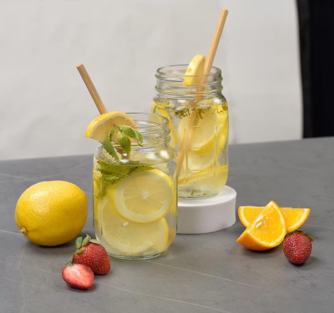 16 oz Regular Mouth Glass Canning Jars with Lids and Rings, 12-Pack U746082
