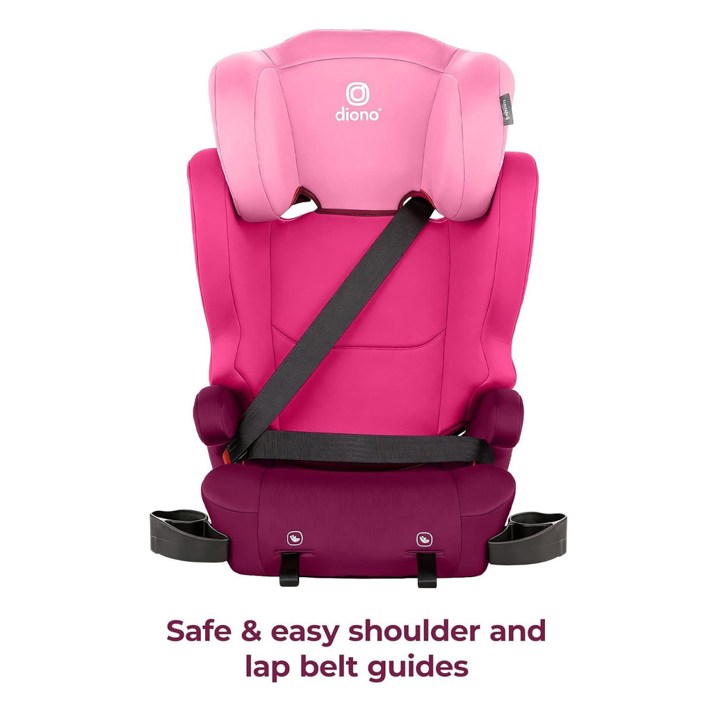 2-in-1 Belt Positioning Booster Seat, Pink W290289