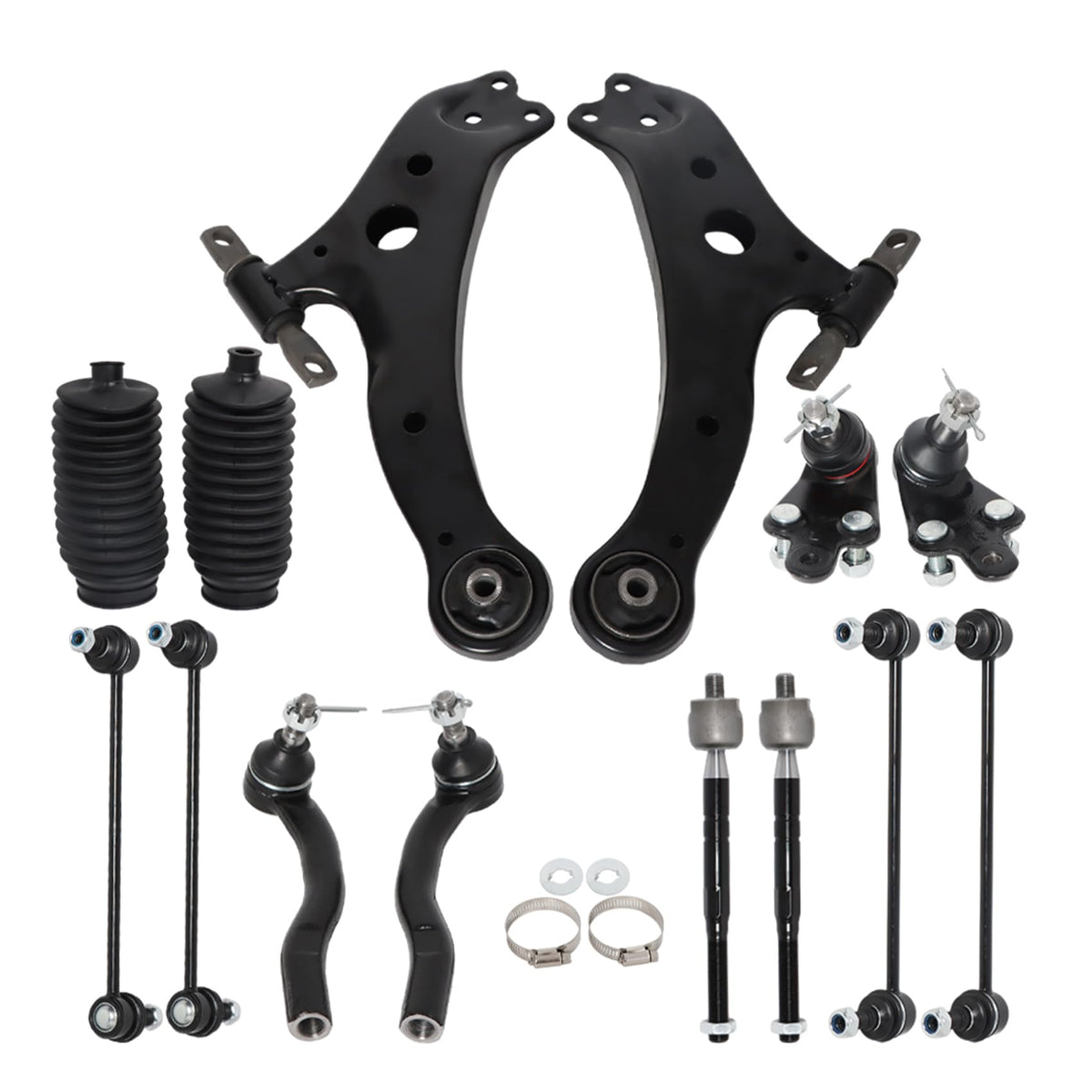 14PCS Front Lower Control Arm Suspension Y475