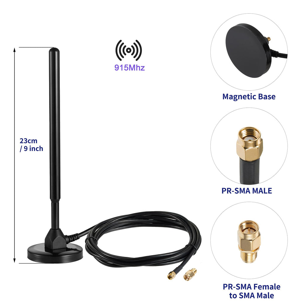 Waterproof 5.8dBi Pure Copper 915MHz LoRa Gateway Antenna with 3M Cable X143768