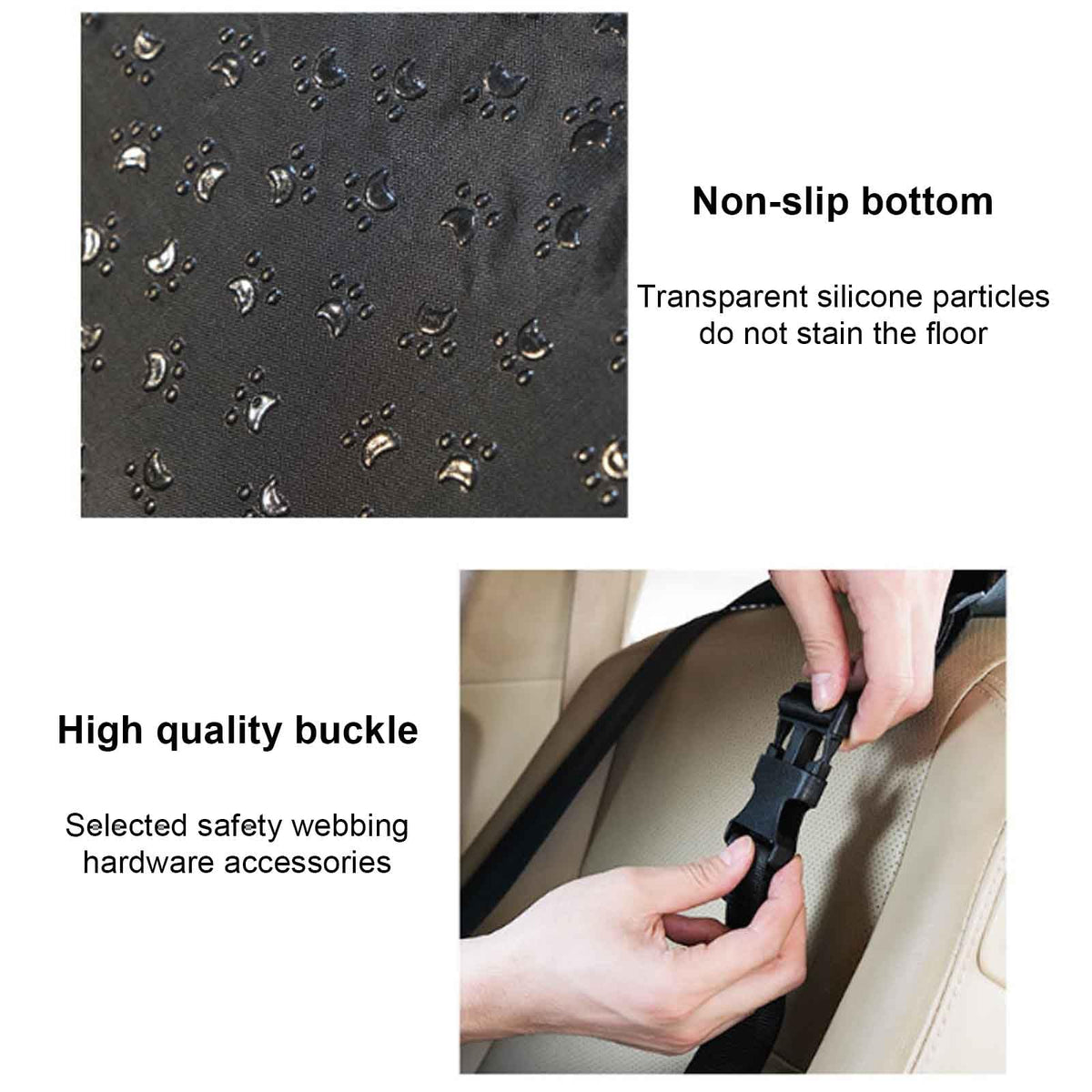 2-in-1 Waterproof Pet Car Seat & Car Bed W573877