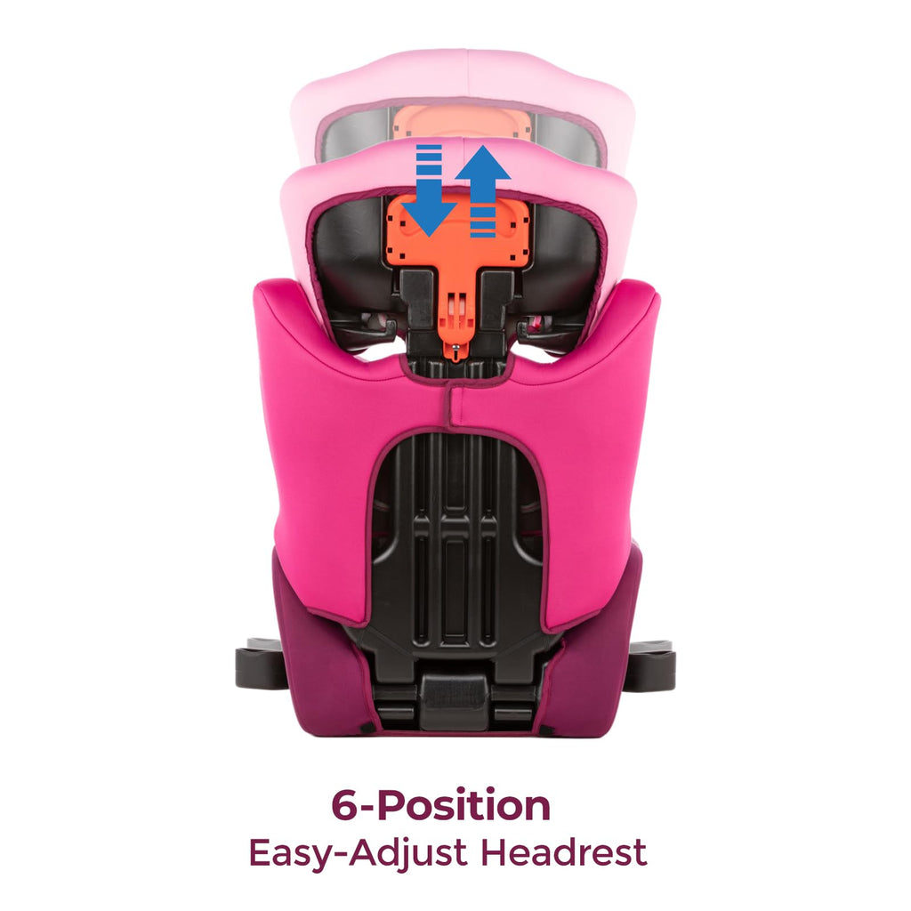 2-in-1 Belt Positioning Booster Seat, Pink W290289