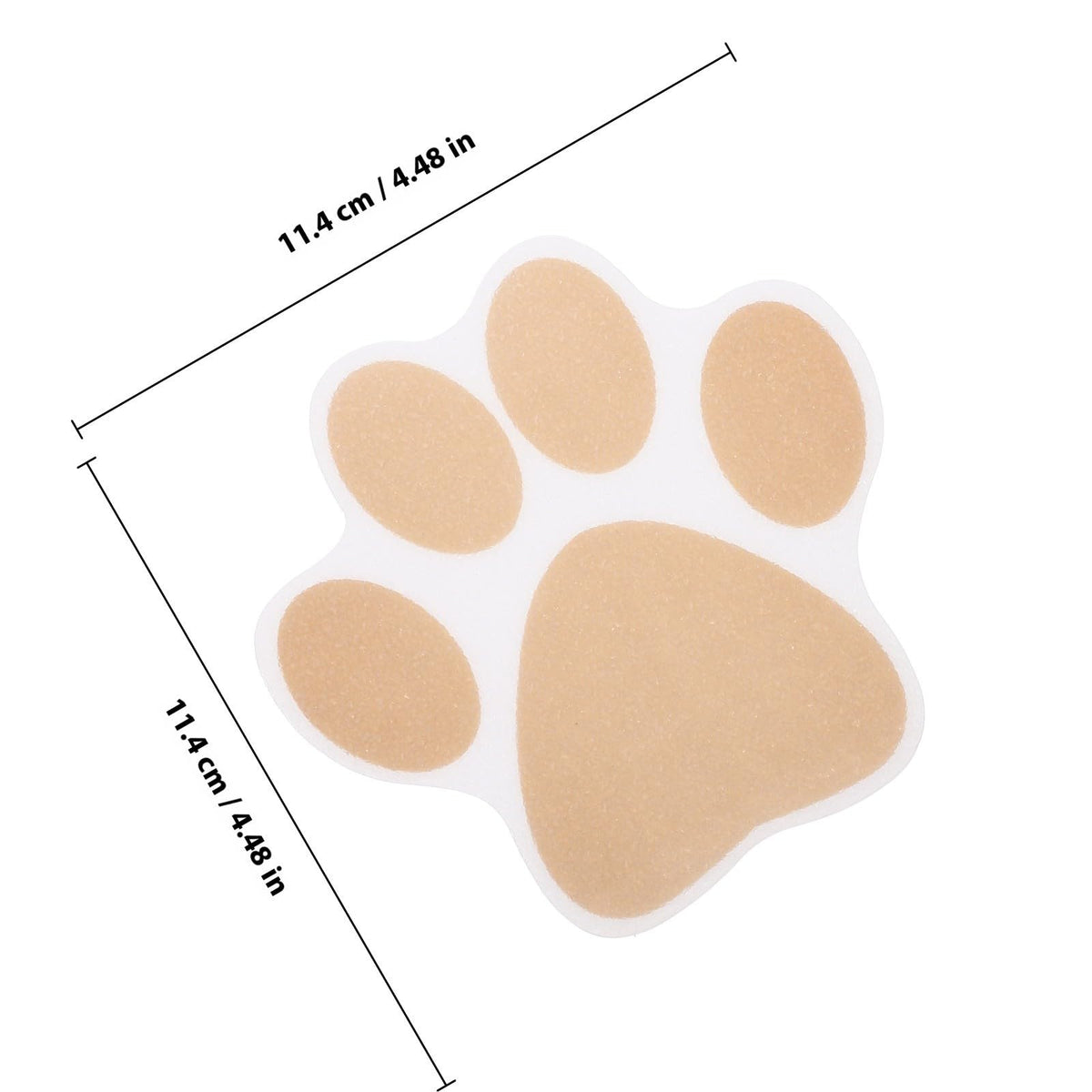 Dog Paw Non Slip Bathtub Stickers with Scraper N32426
