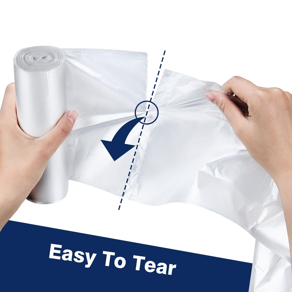 Clear 40-45 Gallon Trash Can Liners, 250 Count E75330