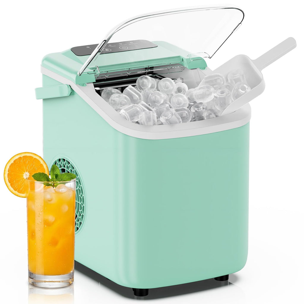 Countertop Ice Maker with Basket and Scoop, 26lbs Daily T535677