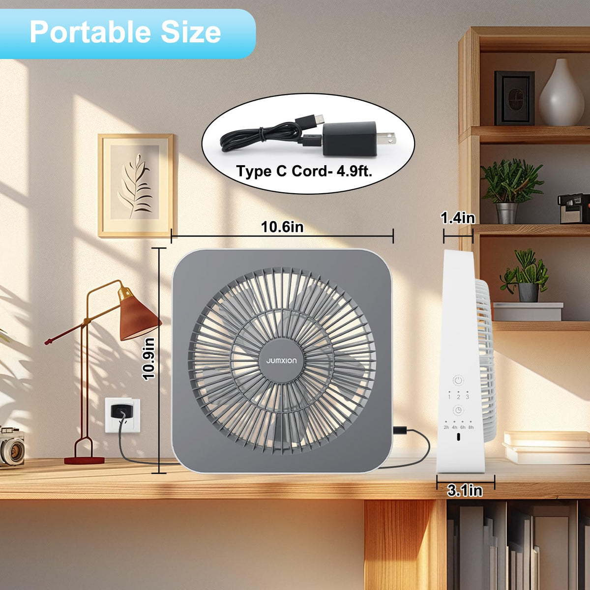 10 inch Box Fan with 3 Speeds O382986