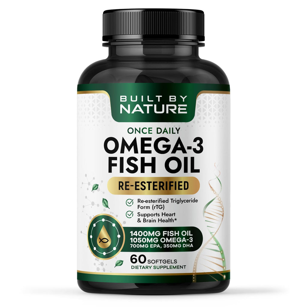 Omega 3 Fish Oil 1400 mg 60 Softgels U76611