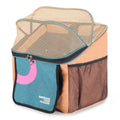 Expandable Soft-Sided Pet Bike Basket with Breathable Mesh L840587