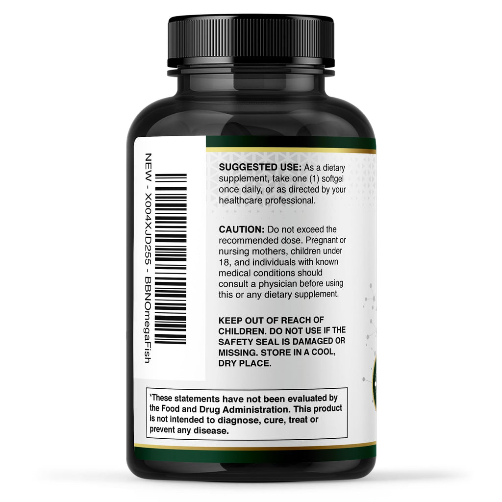 Omega 3 Fish Oil 1400 mg 60 Softgels U76611