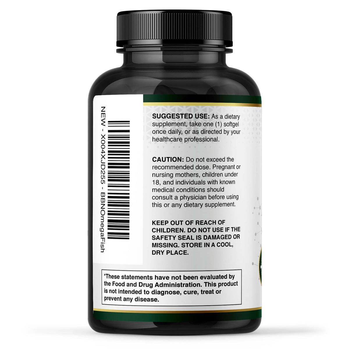 Omega 3 Fish Oil 1400 mg 60 Softgels U76611