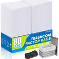 80-pack 2.6 mils White Trash Compactor Bags with Twist Ties D206926