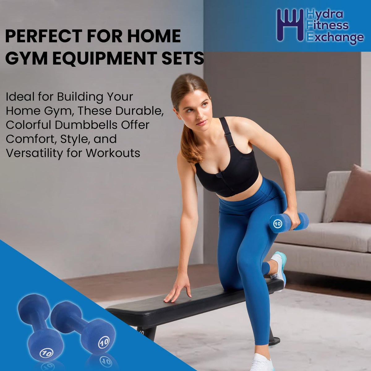 Neoprene Coated Dumbbell Set B6789