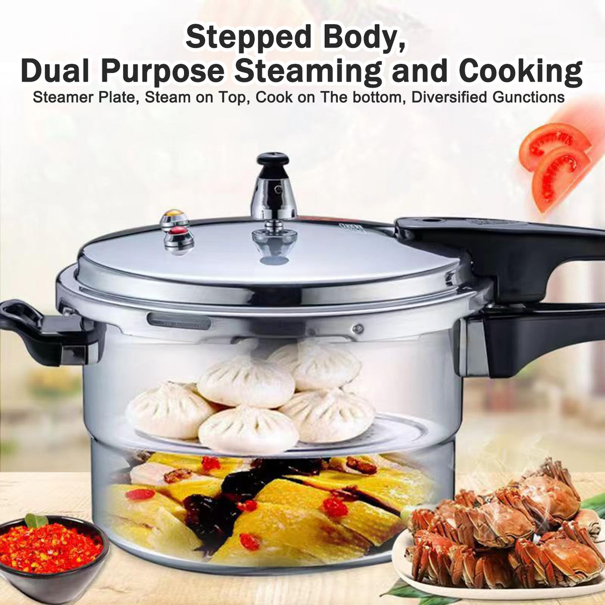 3 Quart Aluminum Pressure Cooker W548