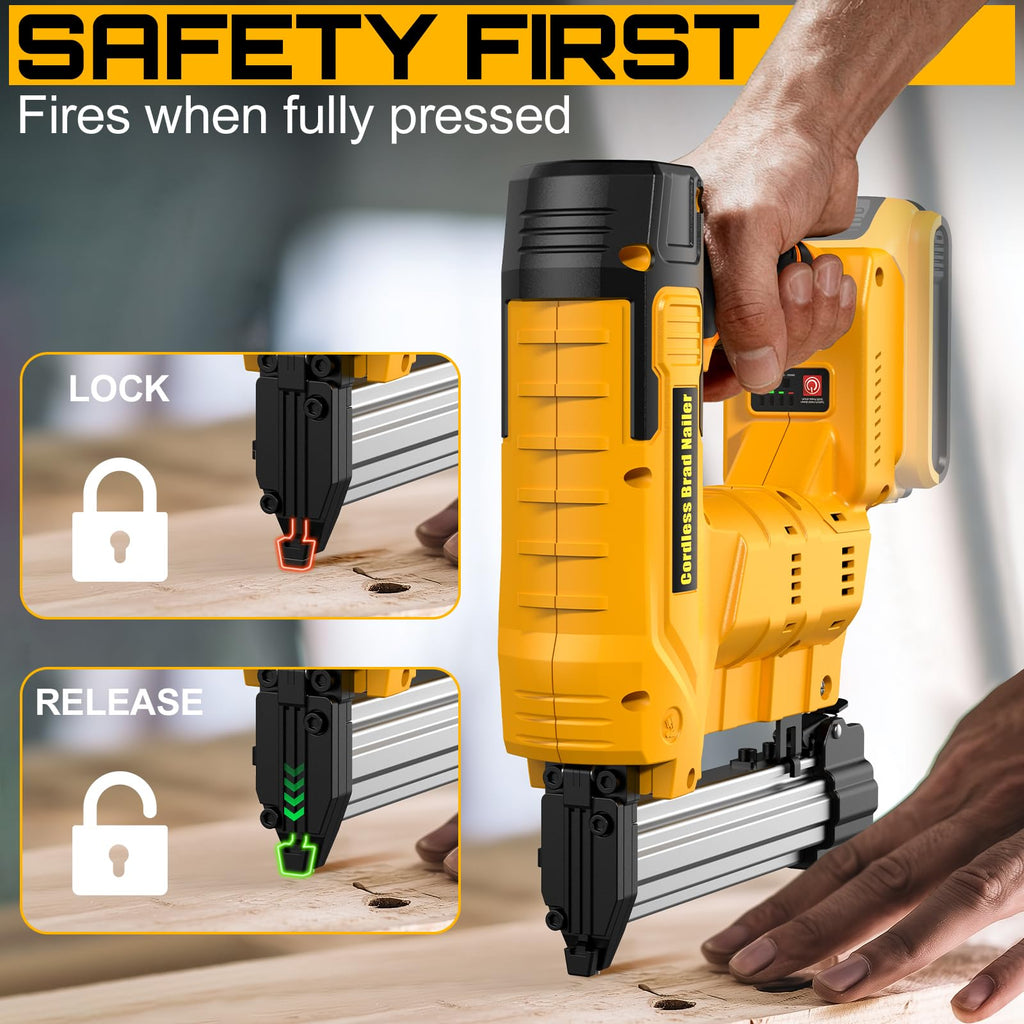 2-in-1 Cordless Brad Nailer & Staple Gun Y681896