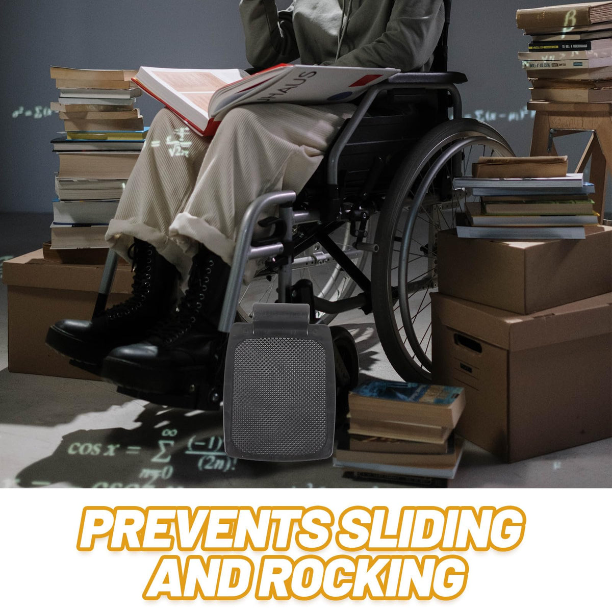 Plastic Wheelchair Footrest 1 Pair G4694
