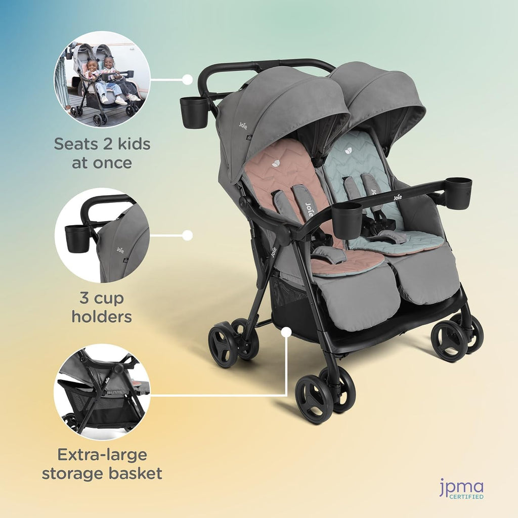 Lightweight Compact Double Stroller V788816