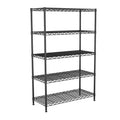 5-Tier Heavy Duty Metal Shelving Unit on Lockable Wheels K3329