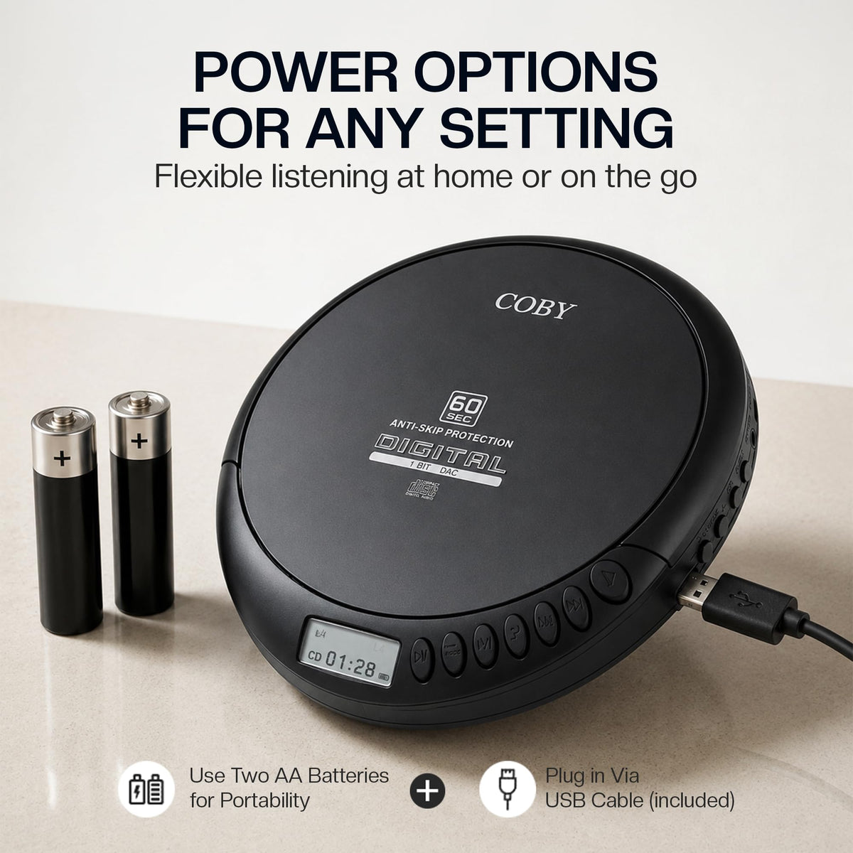 Portable CD Player with FM Radio L1540