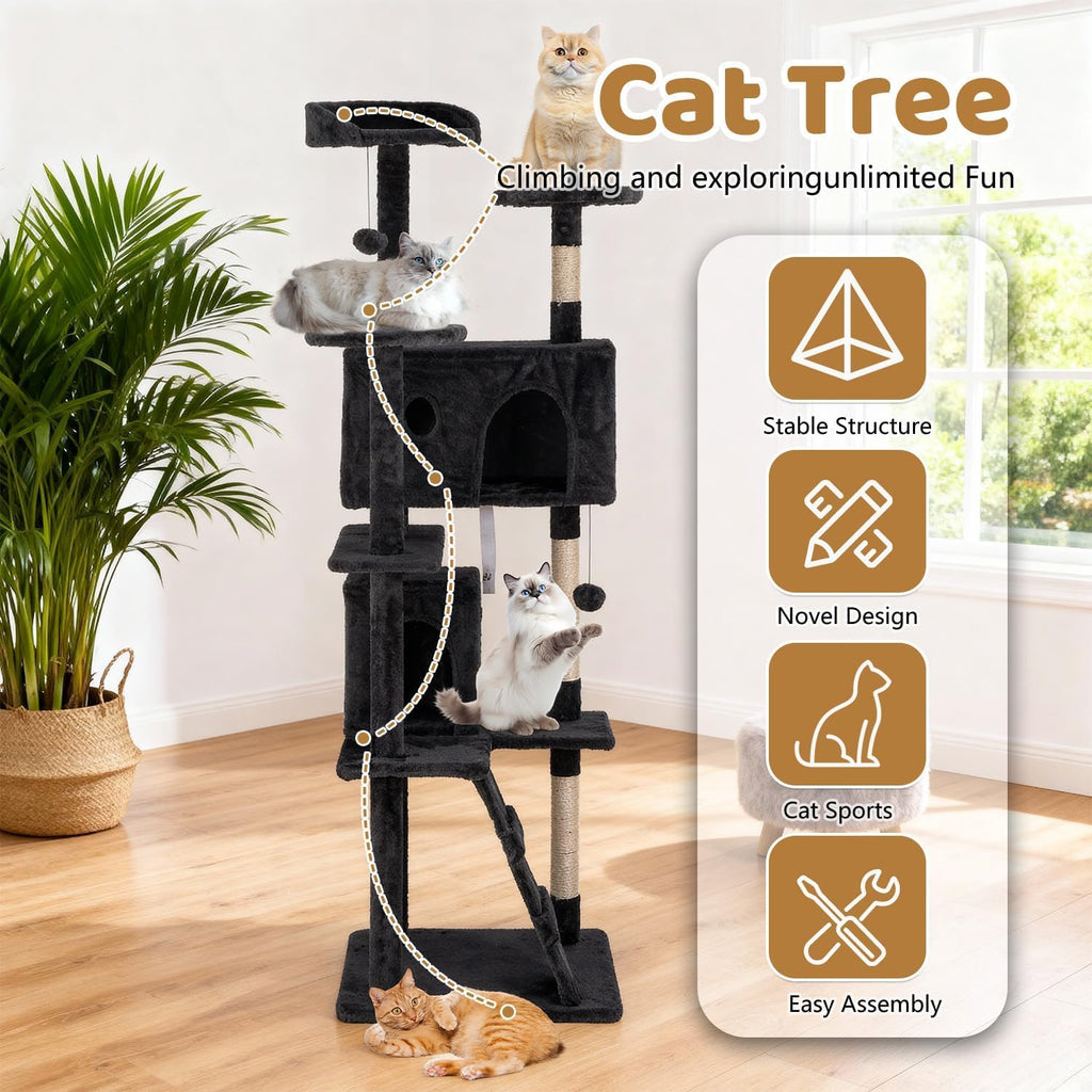 70" Multi-Level Cat Tree W662364
