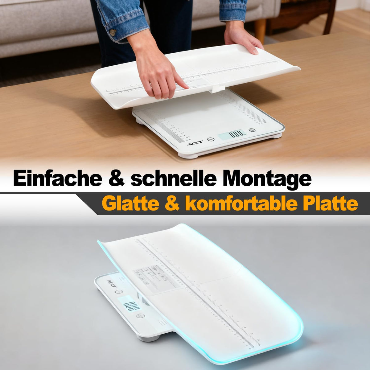 4-in-1 Digital Baby Scale D9035