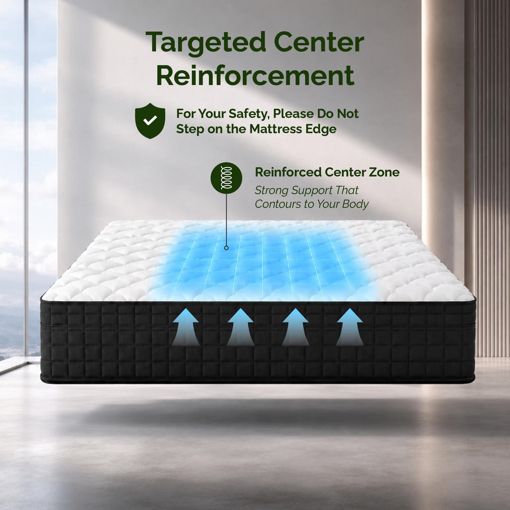 Full Size 12 Inch Hybrid Innerspring Mattress U802467