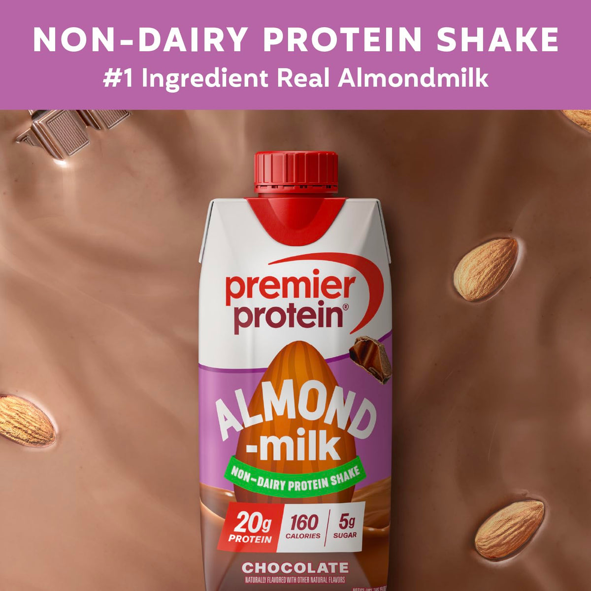 Chocolate Almondmilk Protein Shake 20g Protein 12 Pack Z20171