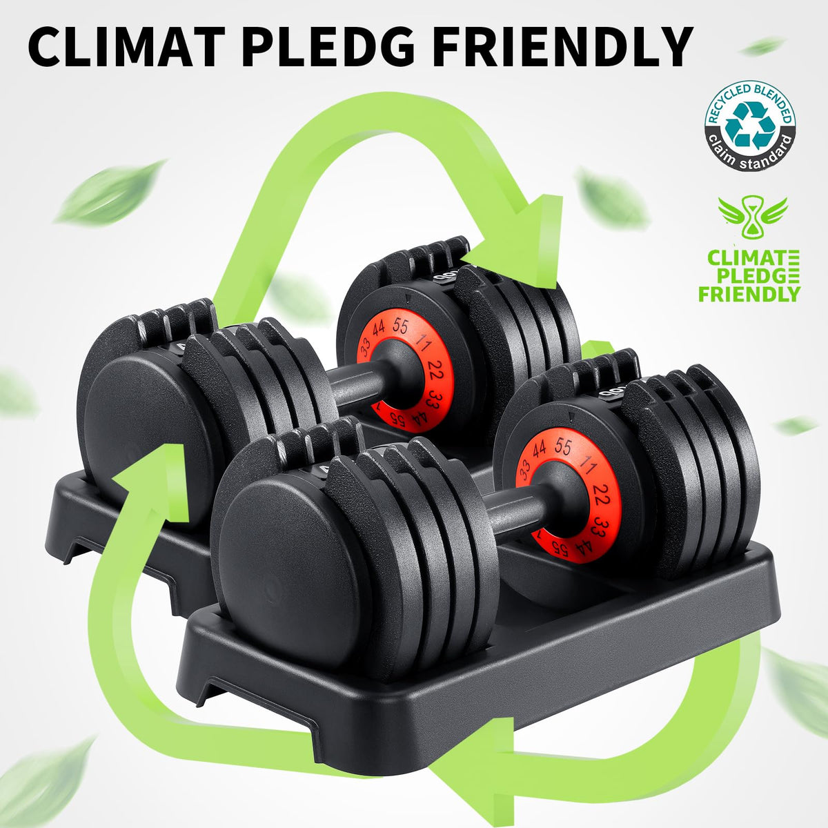 Adjustable Dumbbell Set 25/55 Lbs (Pair) C471635