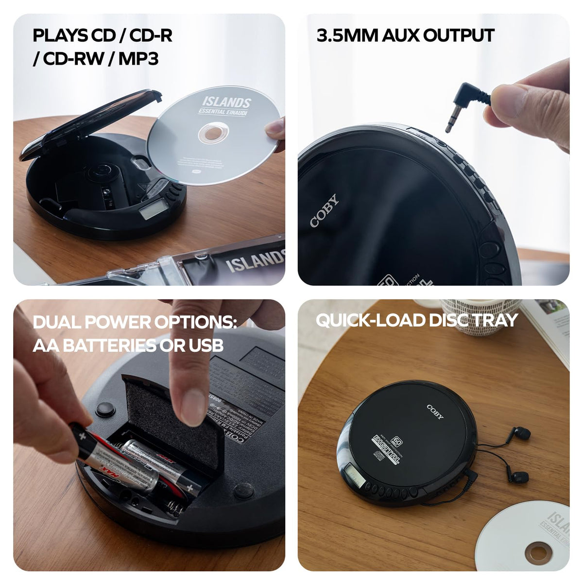 Portable CD Player with FM Radio L1540