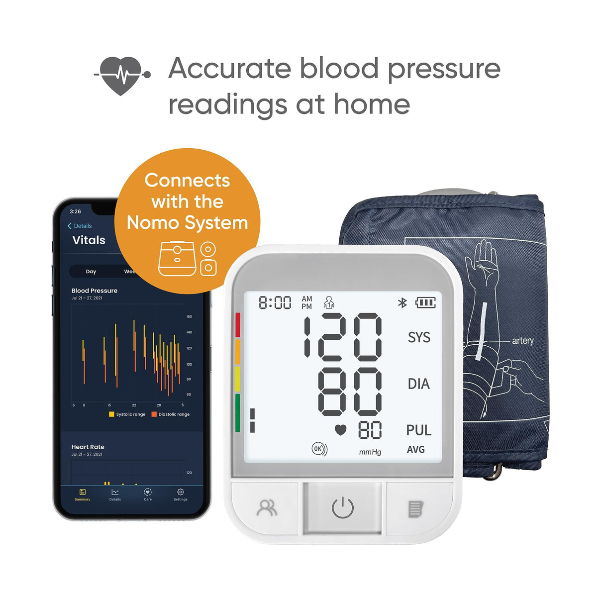 Blood Pressure Monitor with Bluetooth H782