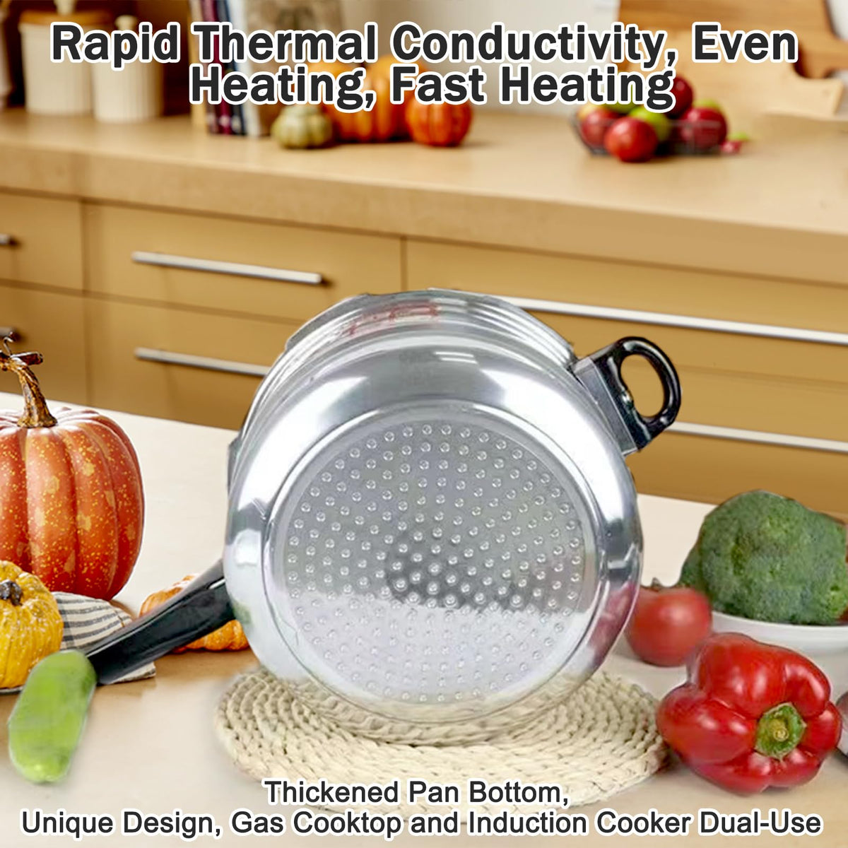 3 Quart Aluminum Pressure Cooker W548