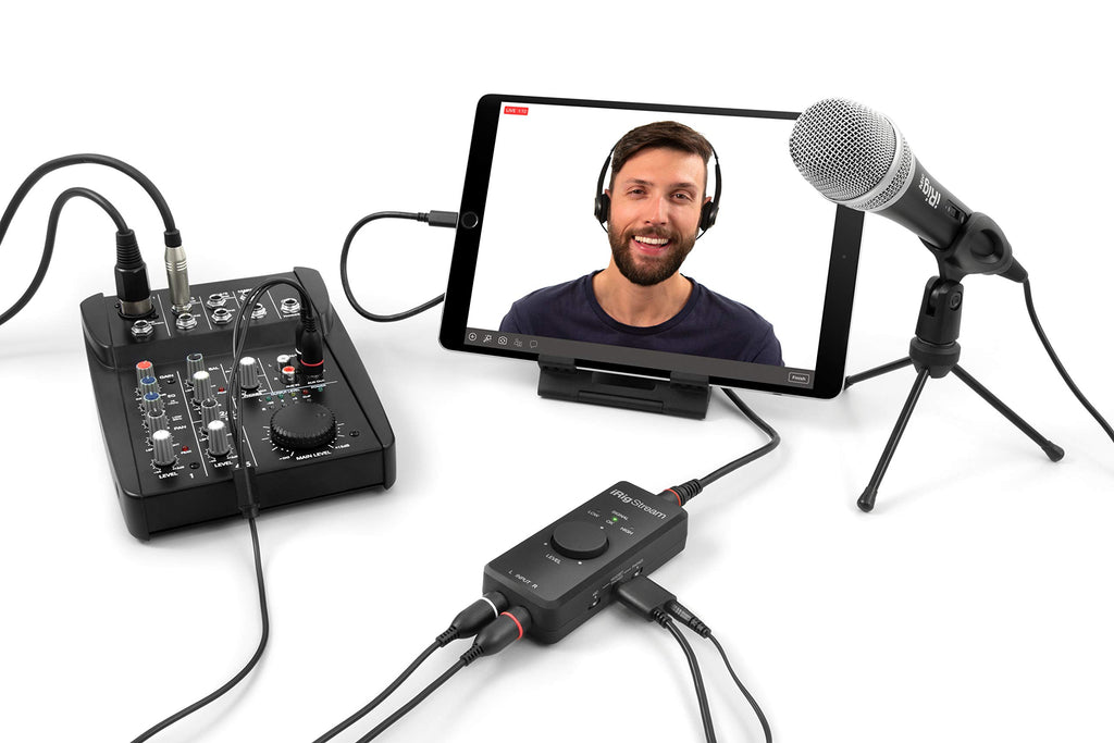 Stereo Audio Interface with USB-C, Lightning and USB M252059