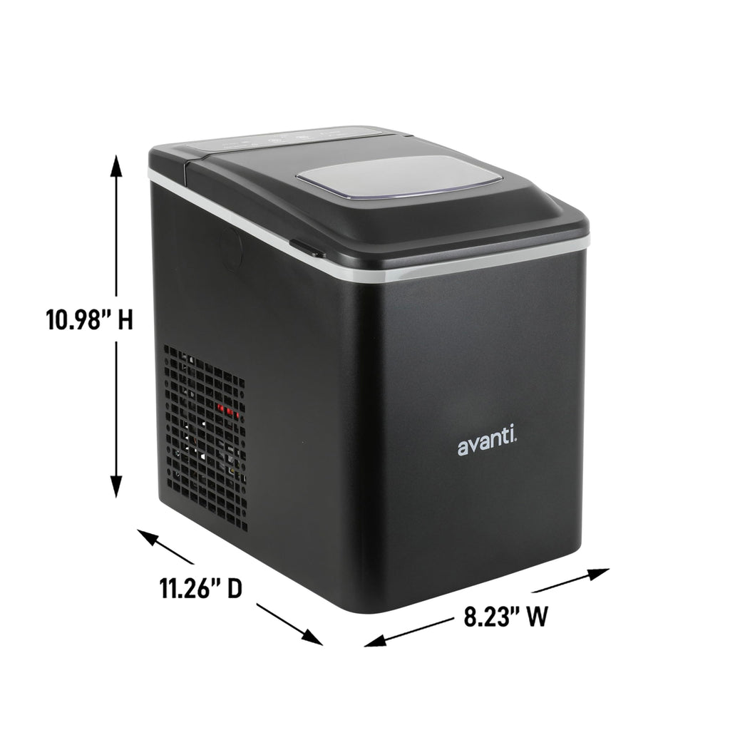 Black Countertop Ice Maker with Scoop S315