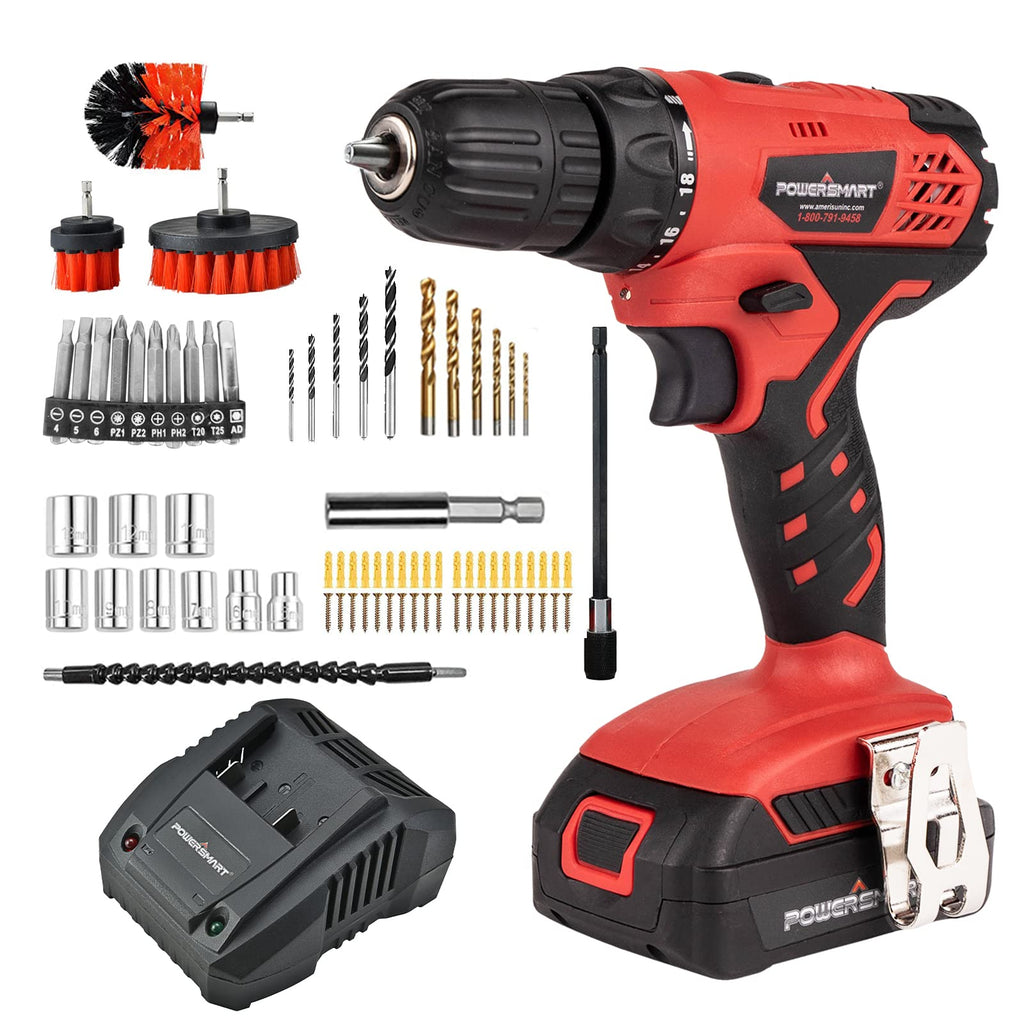 20V Cordless Drill Driver Set with Battery and Charger E3141