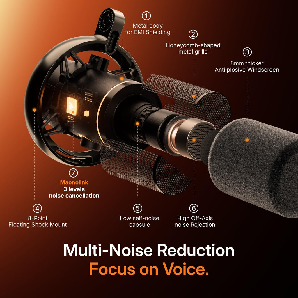 Hybrid Wireless Podcast Microphone O602847