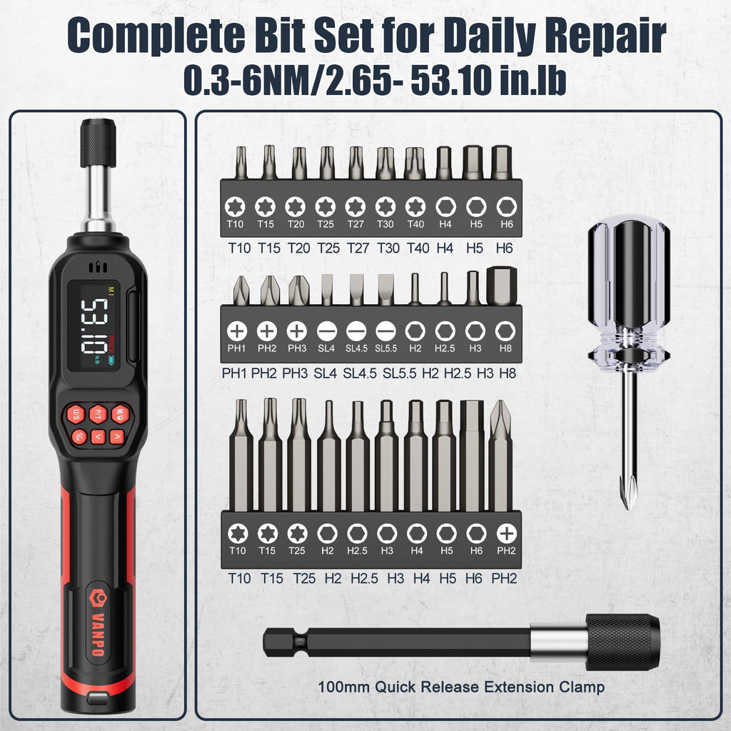 1/4" Digital Torque Screwdriver O581171