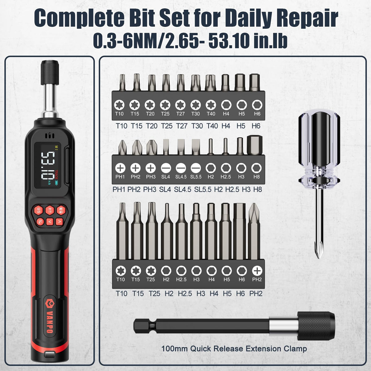 1/4" Digital Torque Screwdriver O581171
