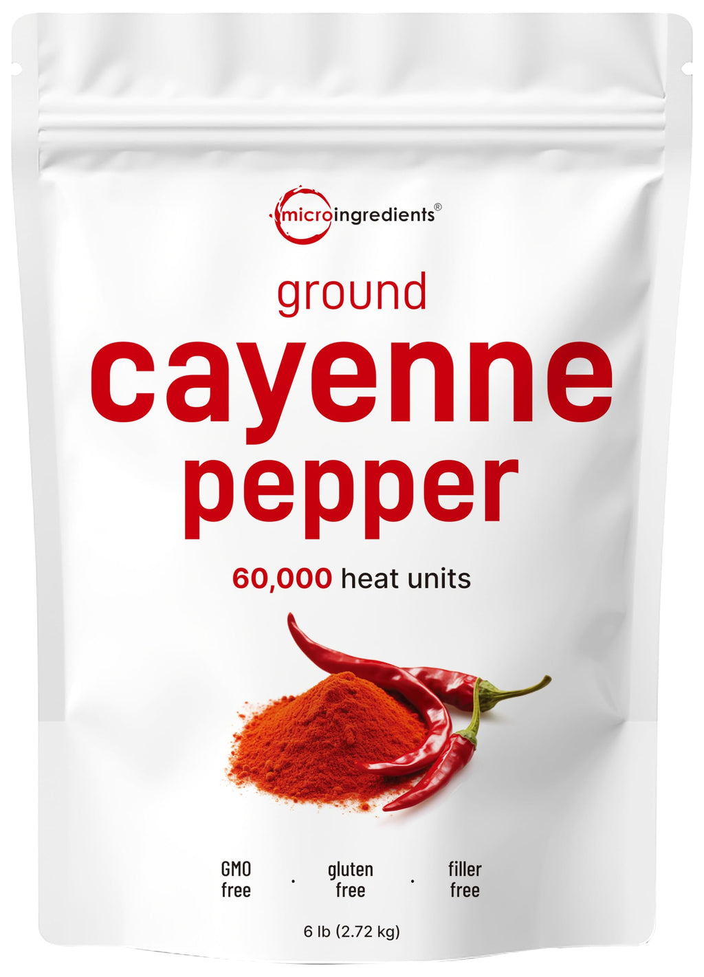Ground Cayenne Pepper Powder 6lbs 60,000 SHU P229530