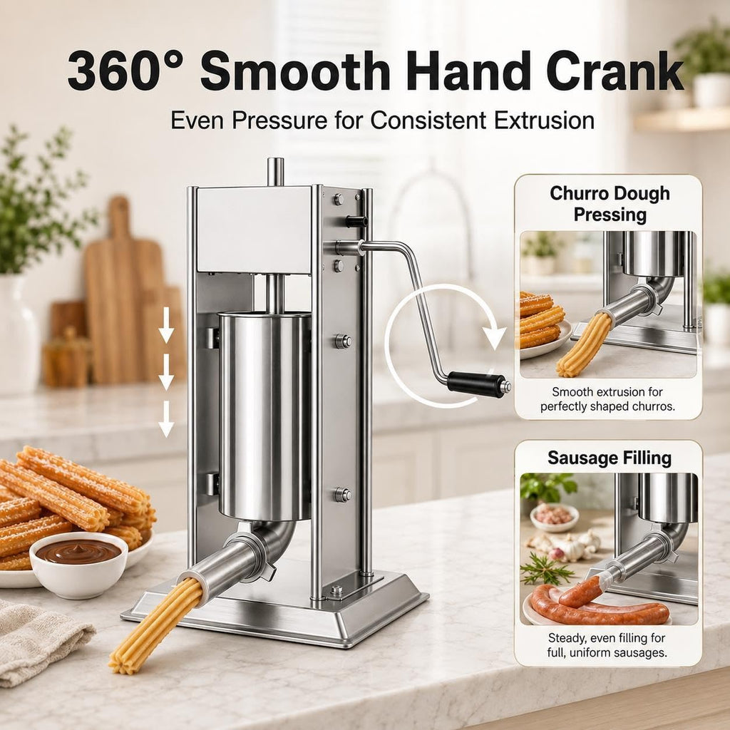 Stainless Steel Sausage Stuffer & Churro Press R305